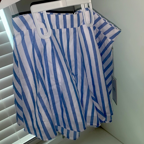 Blashe Striped Boho Shorts (Skorts) - Picture 4 of 4